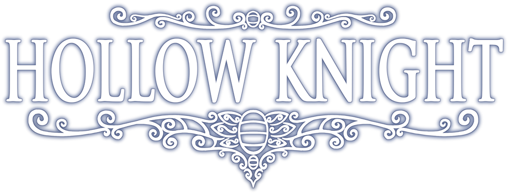 The logo of Hollow Knight, a game created by Team Cherry.